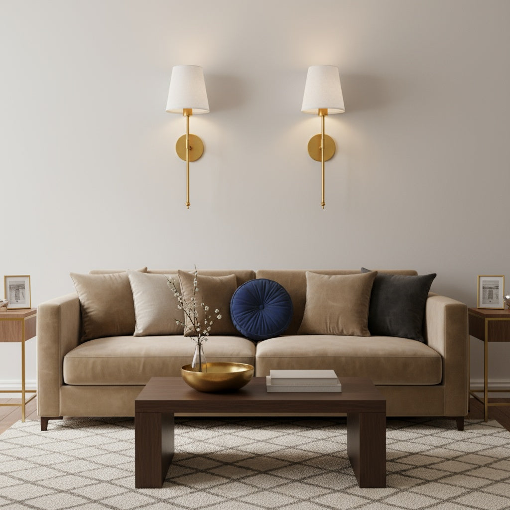 Miviano Lumi™ Cordless Wall Sconces – Tool-Free Installation