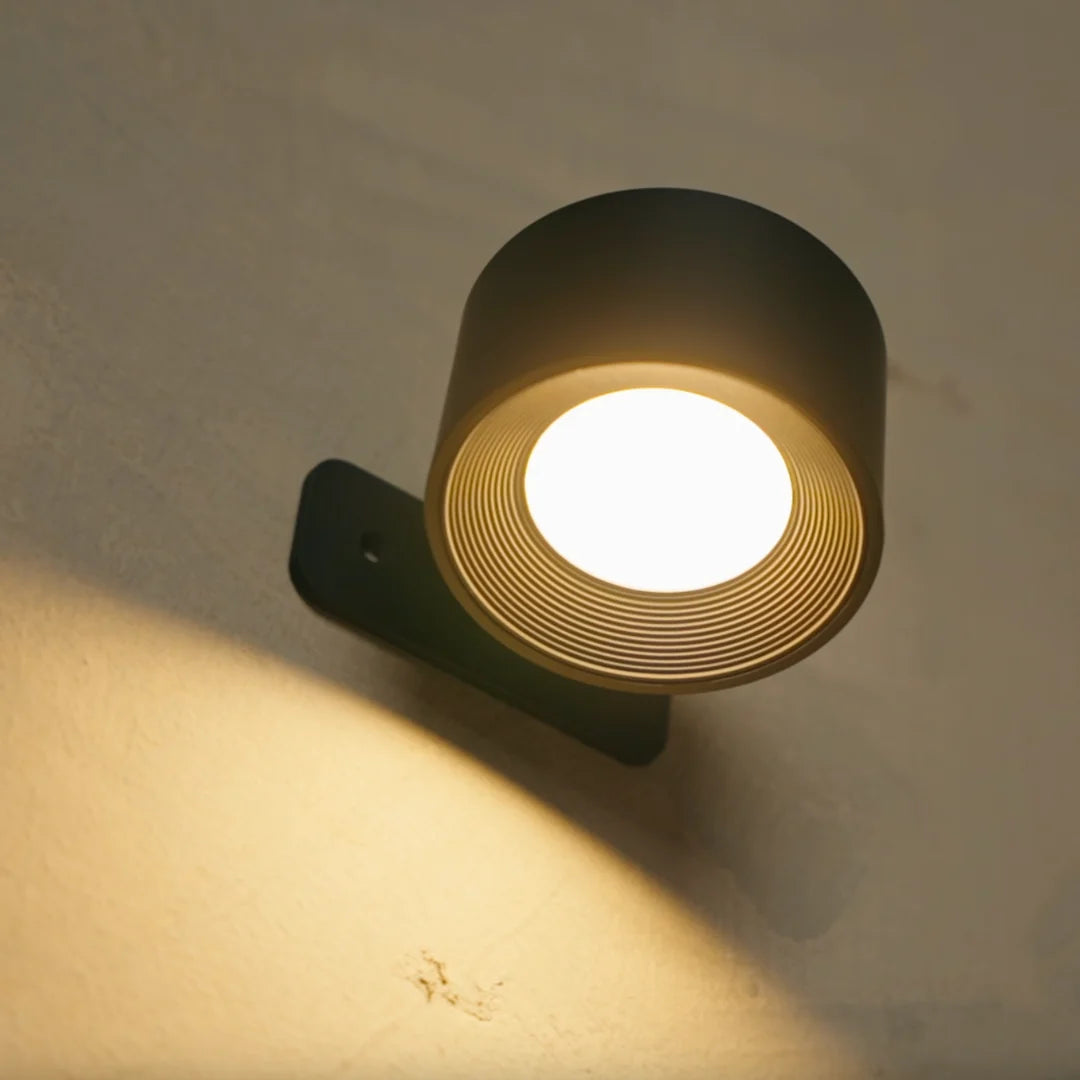 Miviano Halo™ Cordless Magnetic Wall Light – 360° Rotating Glow