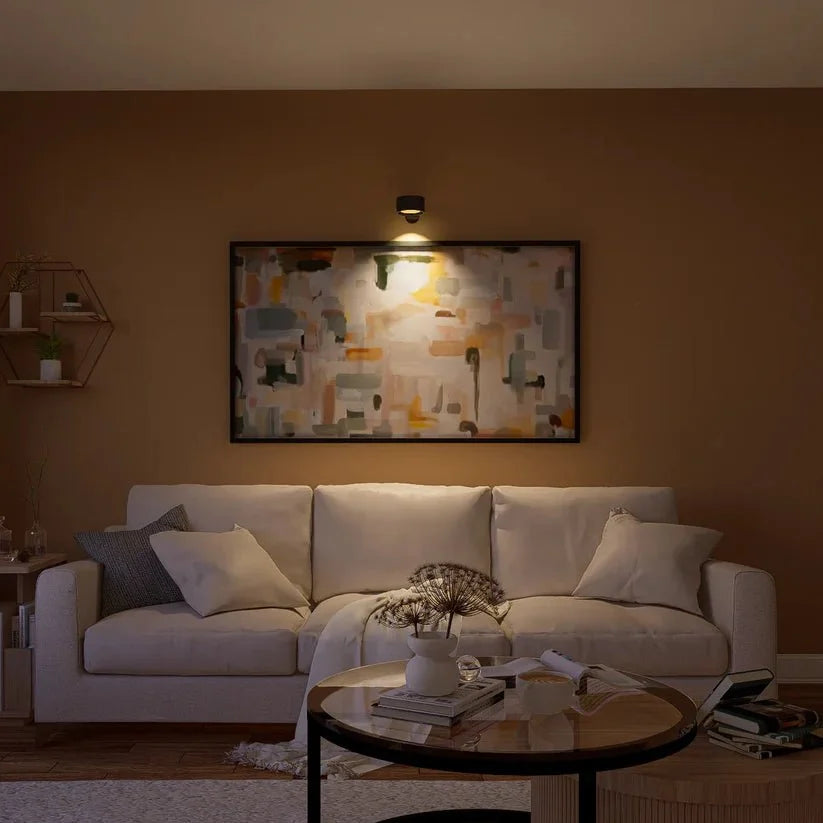 Miviano Halo™ Cordless Magnetic Wall Light – 360° Rotating Glow
