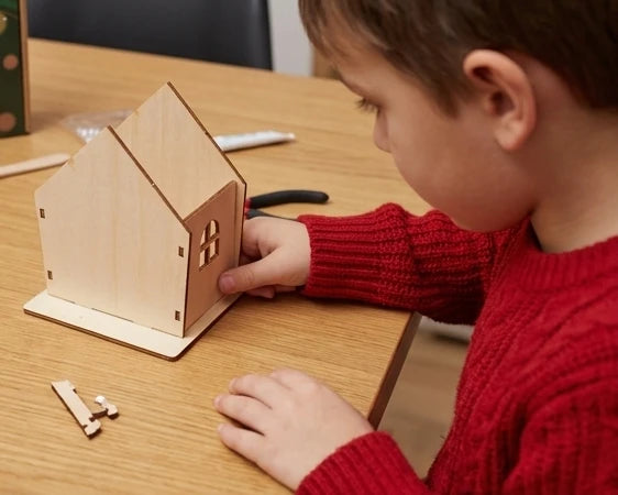 DIY HANGING CHRISTMAS HOUSE ORNAMENT KIT