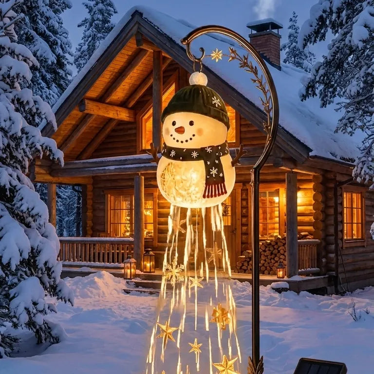 Snowman LED Garden Lamp