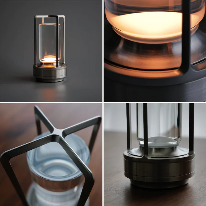 Miviano Lantern™ Cordless Crystal Table Lamp