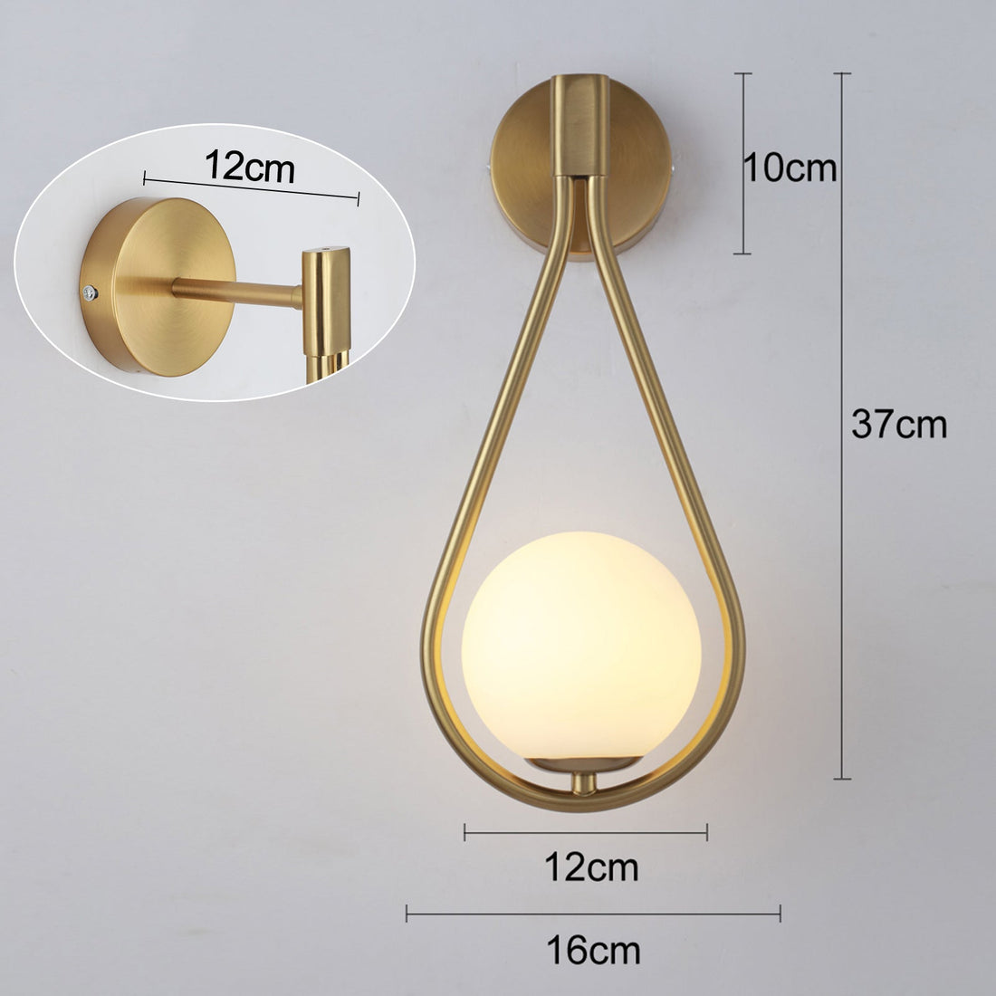 Miviano™ Gold Wall Light