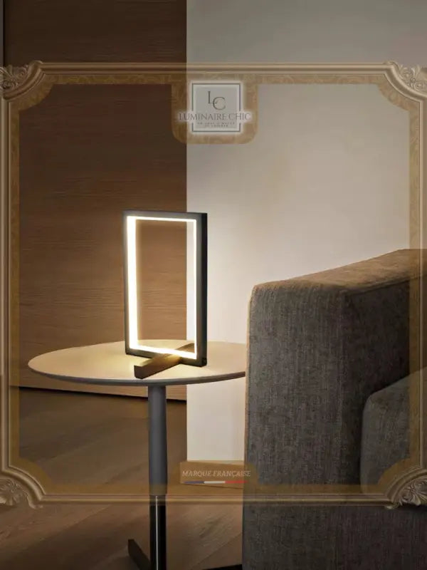 Miviano Modern rectangular bedside lamp