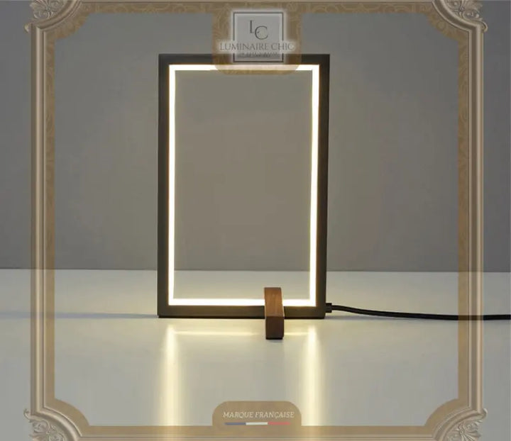 Miviano Modern rectangular bedside lamp