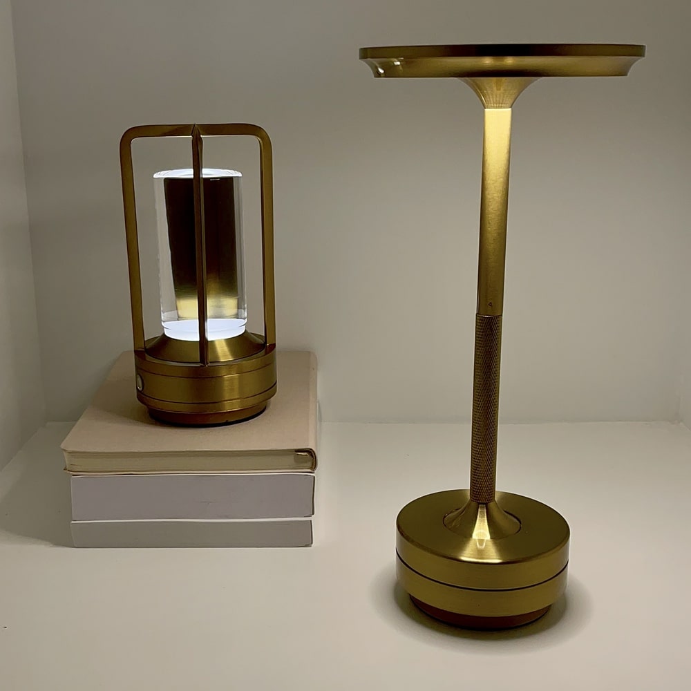 Minimal™ Metallic Cordless Table Lamp